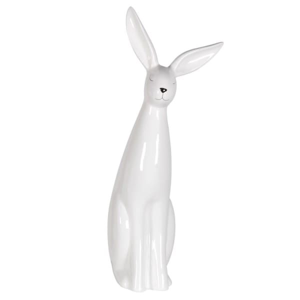 Ralphie White Ceramic Rabbit