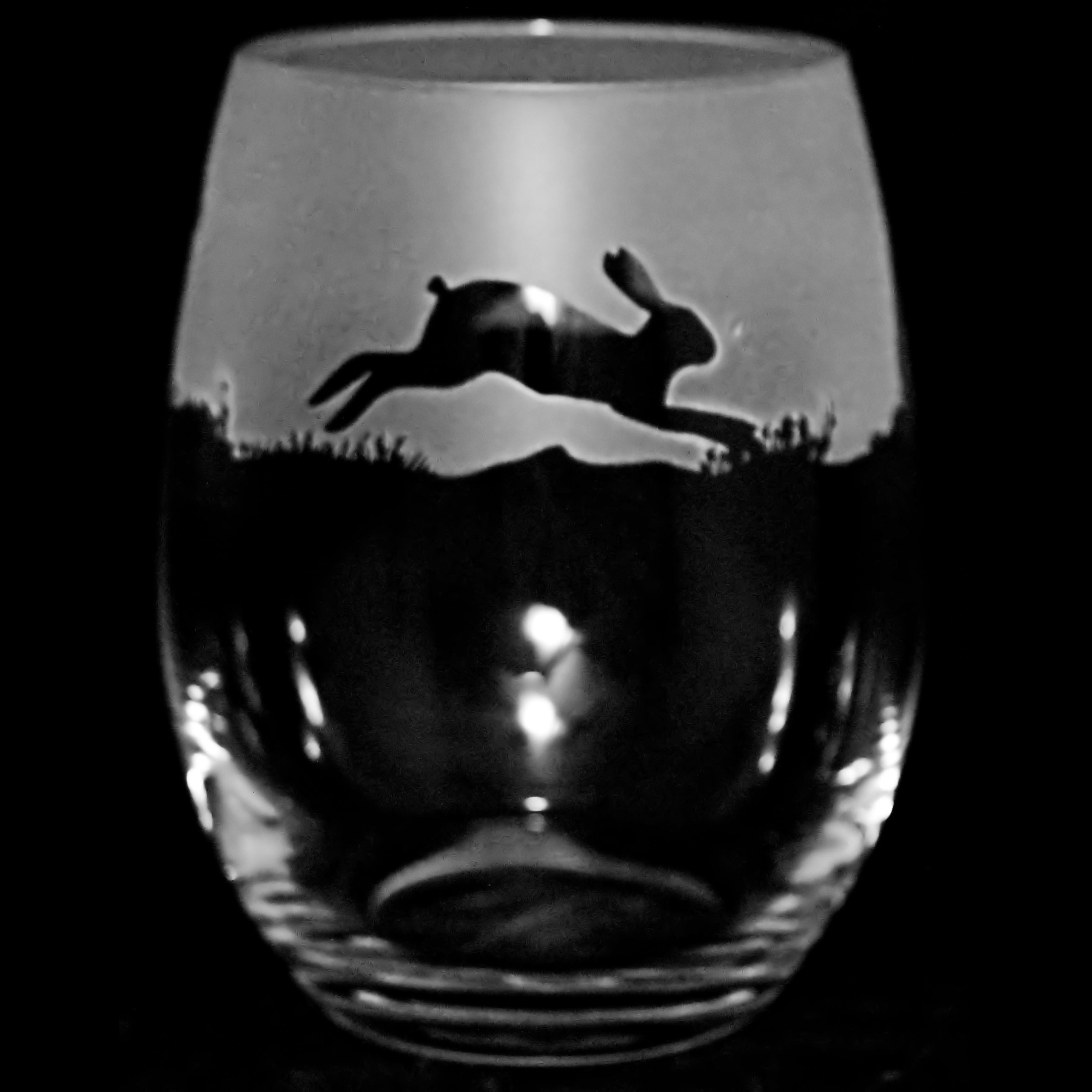Hare Crystal Stemless Glass