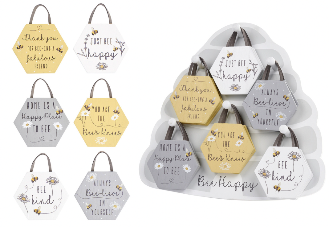 Bee Quote Hangers