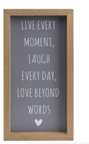 Framed Grey Positivity Signs