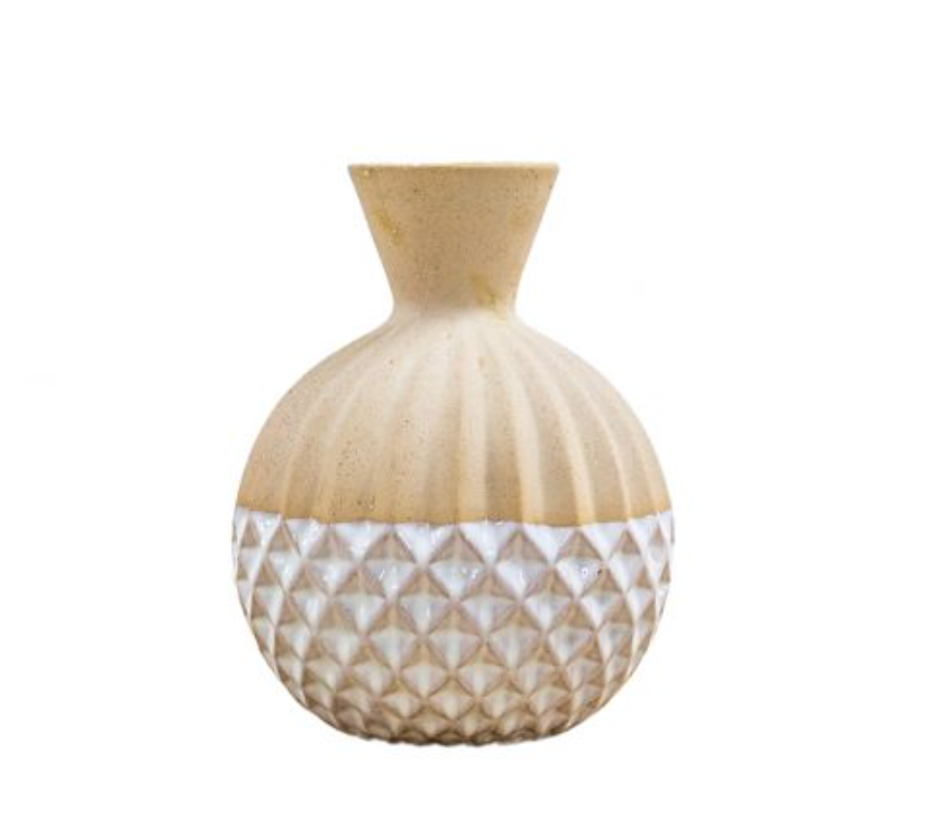 Dolomite White Ramona Vase - Large