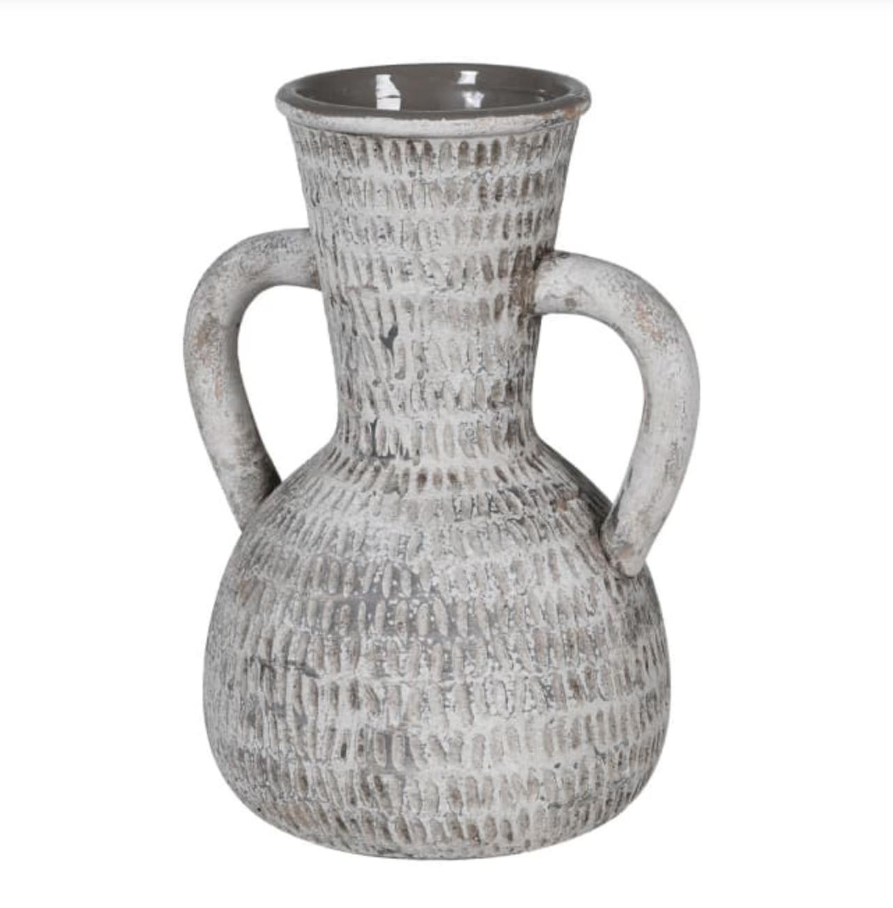 Ceramic Mottled Handles Vase