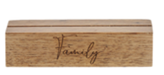 Family or Friends Photo Holder Block