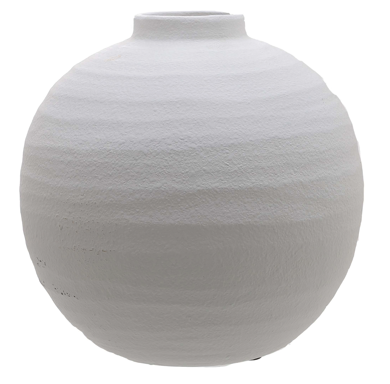 Tiber Matt White Ceramic Vase