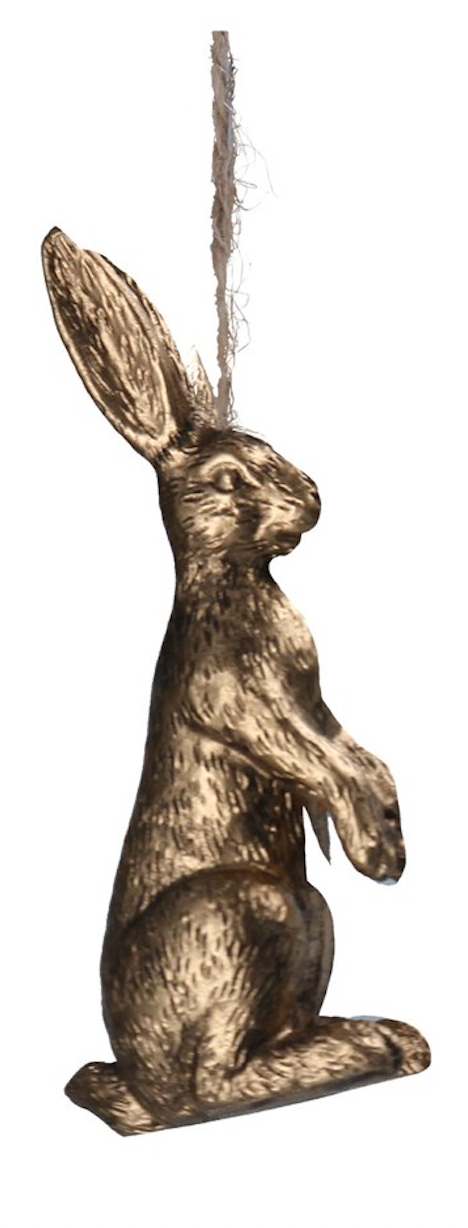 Antique Gold Hare Hanger