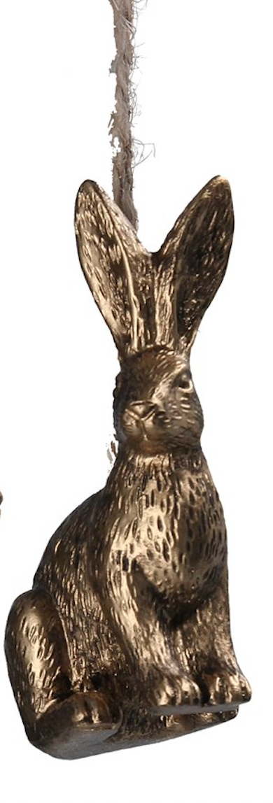 Antique Gold Hare Hanger