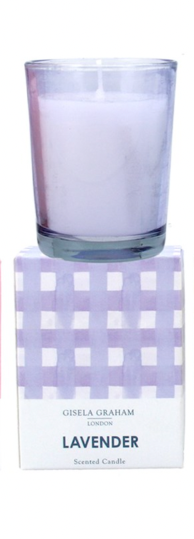 Pastel Gingham Scented Boxed Candles
