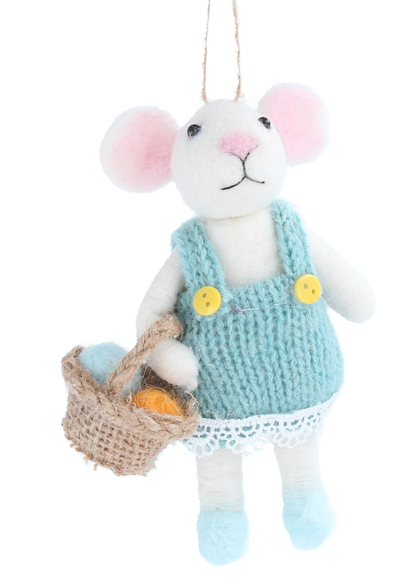 Mr & Mrs Knitted Mouse
