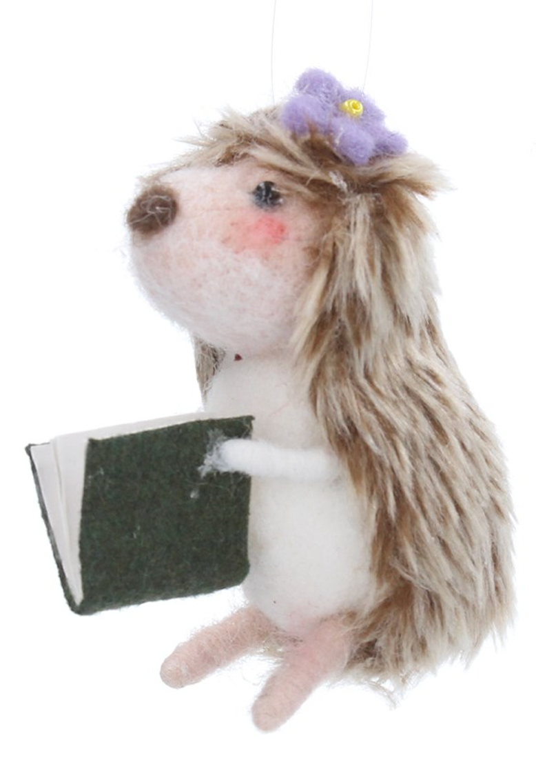 Back To School Hedgehog Decoration