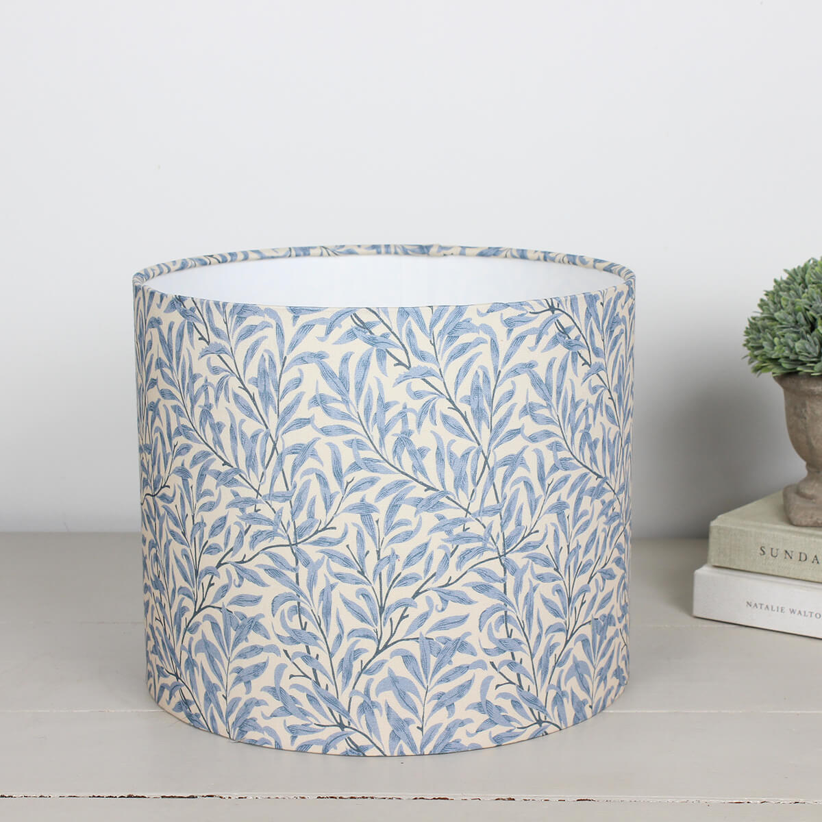 William Morris Willow Bough Azure Drum Lampshade