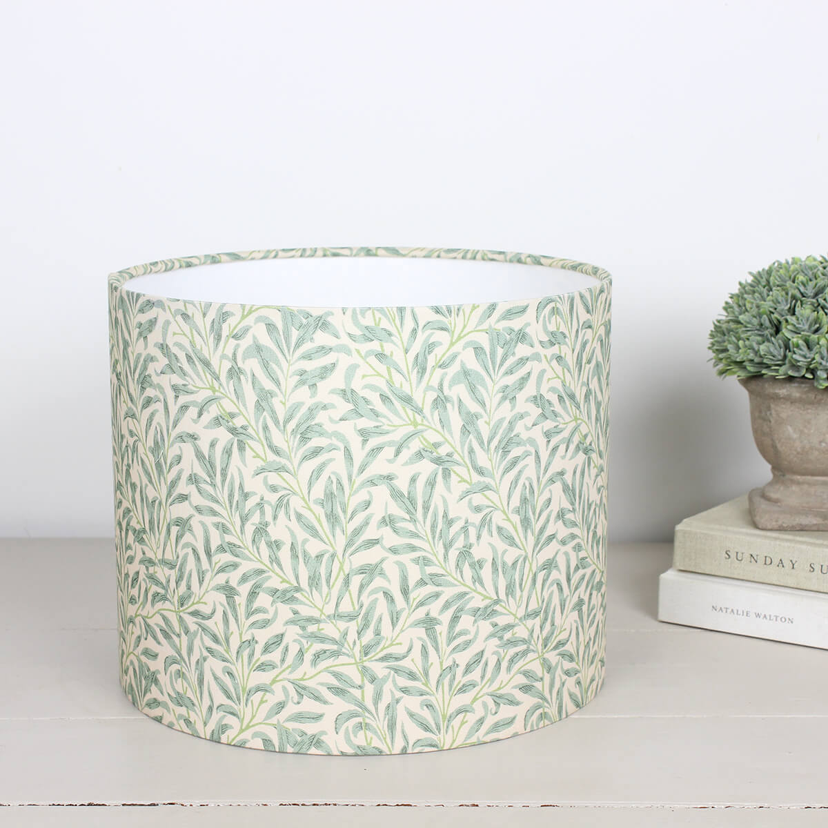 William Morris Willow Bough Duckegg Drum Lampshade