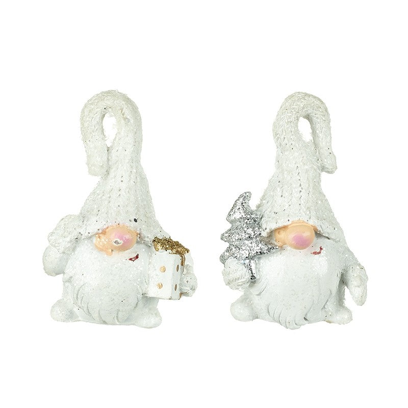 Small Gonks In White Hats Ornament