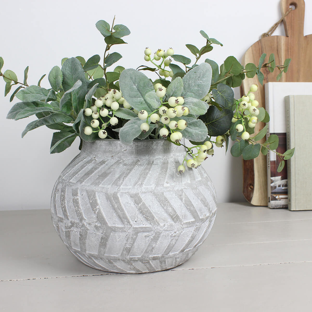 Bloomville Stone Planter