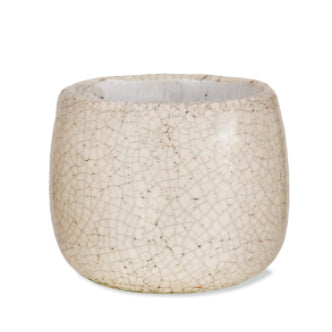 Ceramic Elena Distressed Pot Small