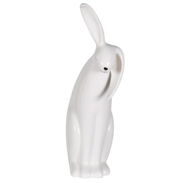 Rosie White Ceramic Rabbit