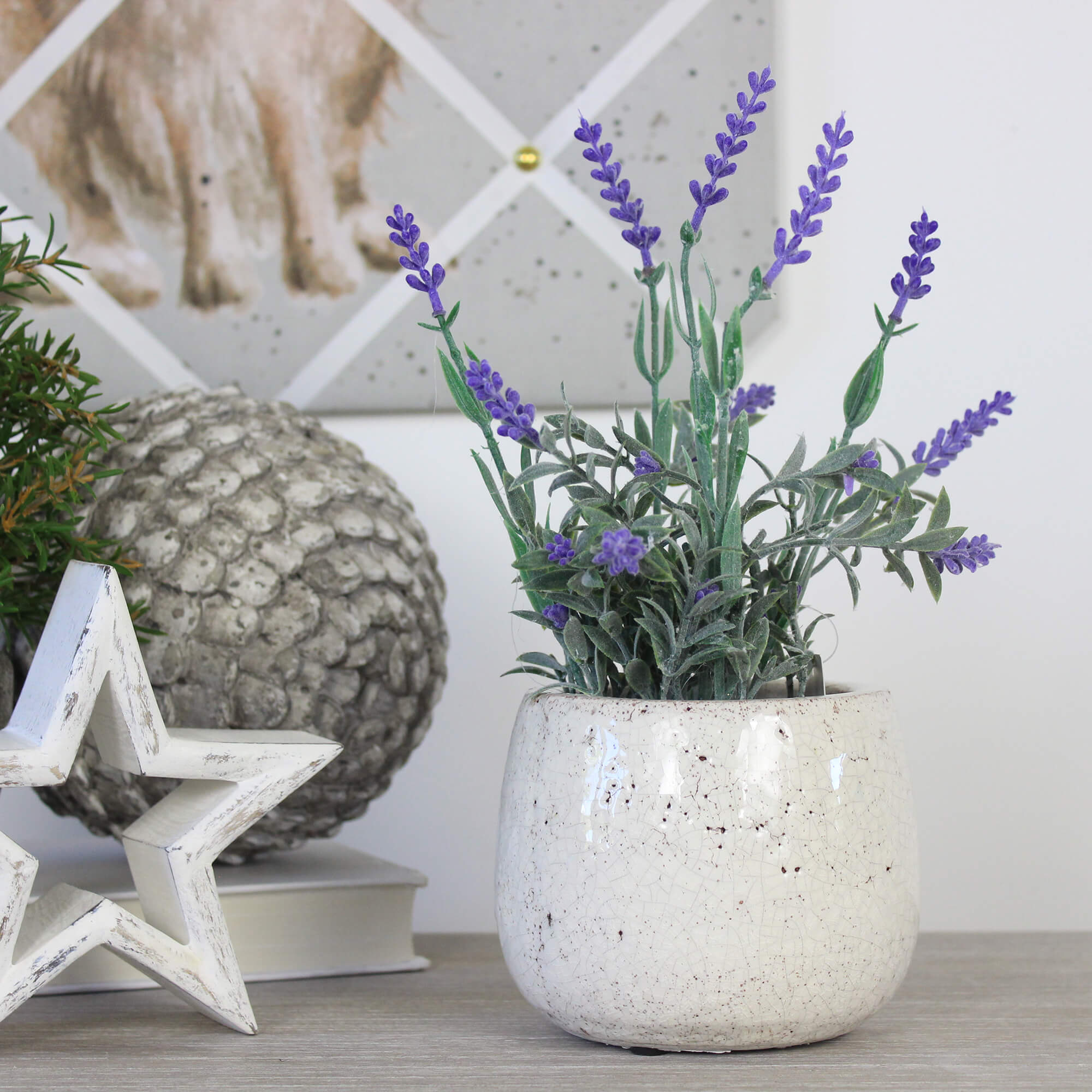 Ceramic Elena Distressed Pot Small