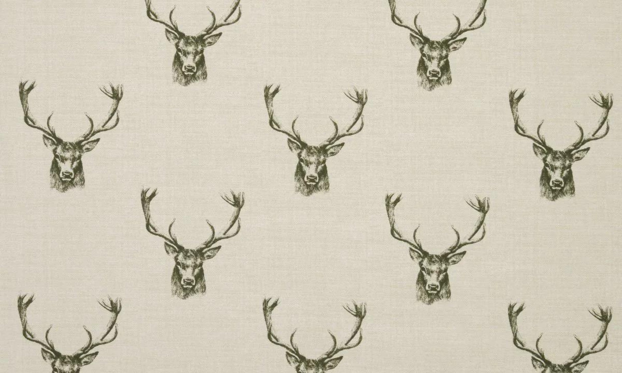 Stand Out From the Crowd with Stag Head Printed Curtains