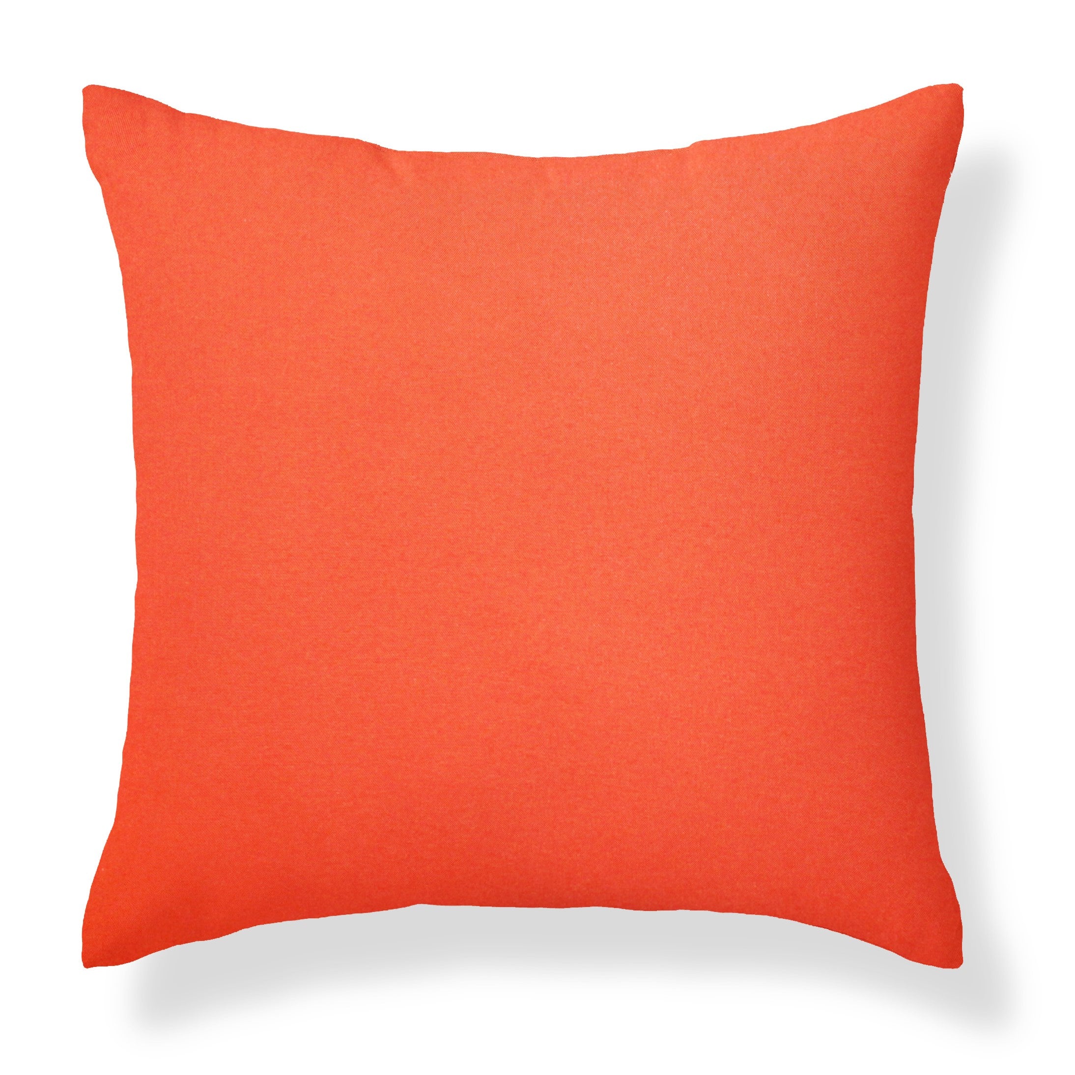 Set of 2 Premium Orange Garden Square Water Resistant Cushions