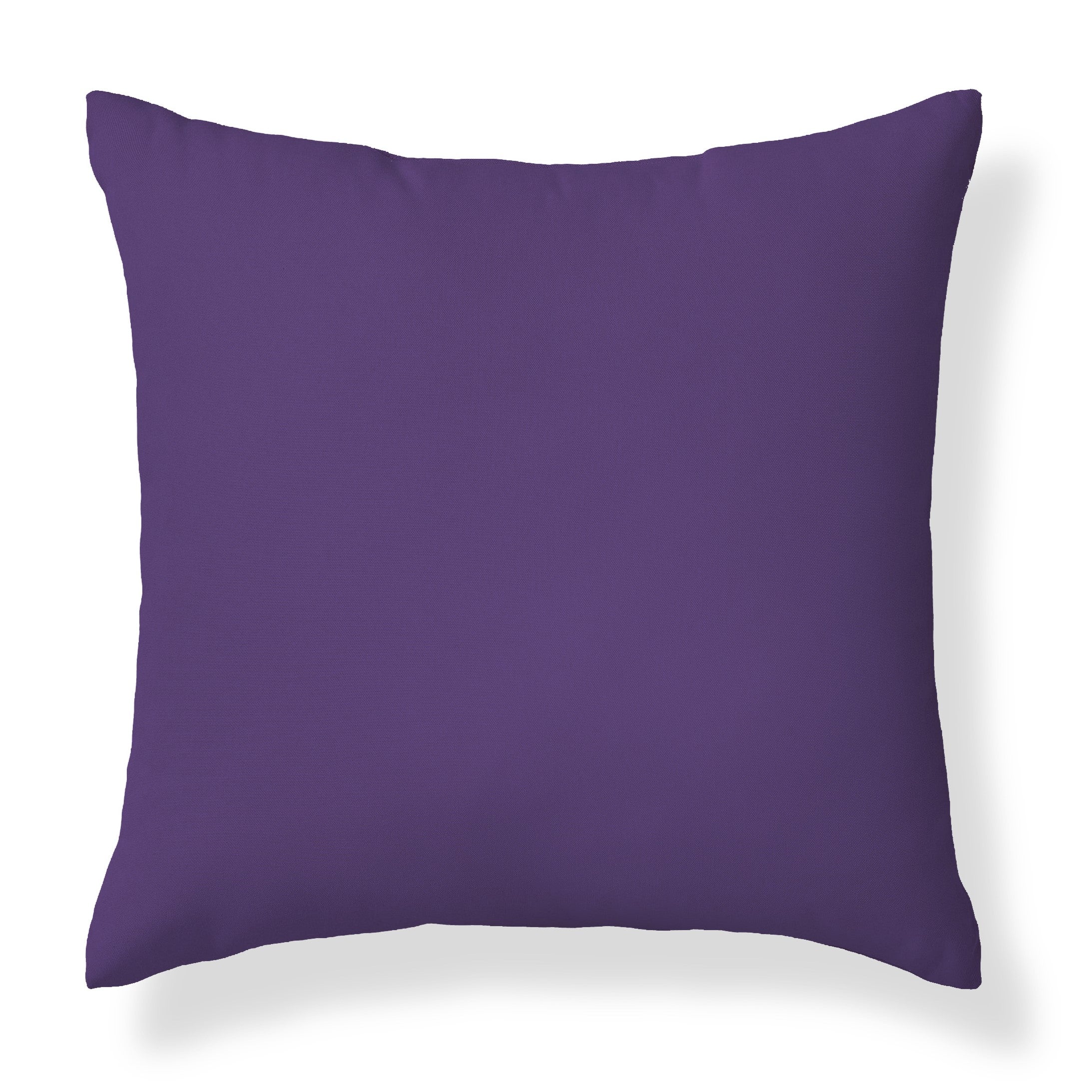 Set of 2 Premium Purple Garden Square Water Resistant Cushions