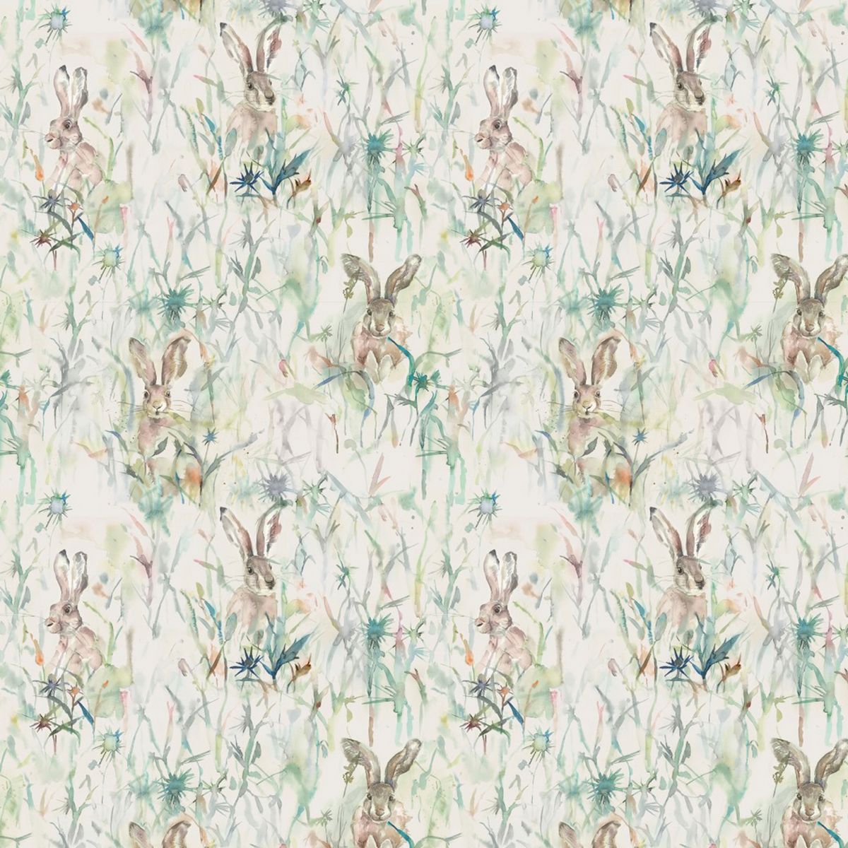 Jack Rabbit Cream Curtains