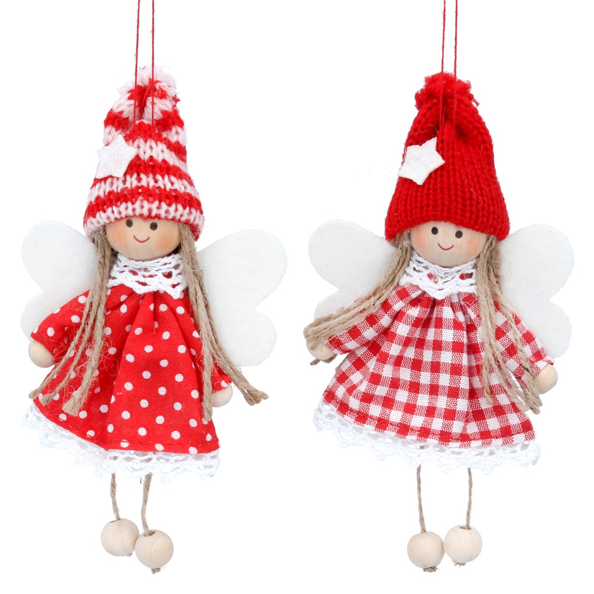 Scandi Dress Fairy Fabric Decoration