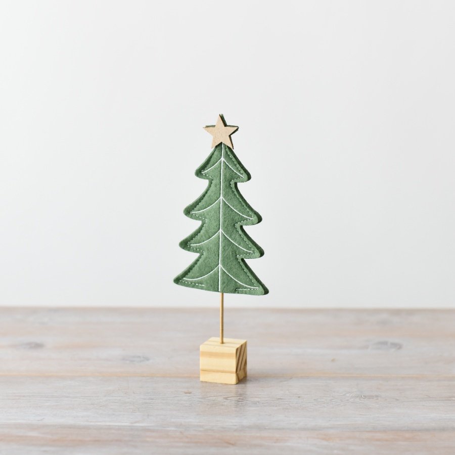 Felt Green Christmas Tree Decoration