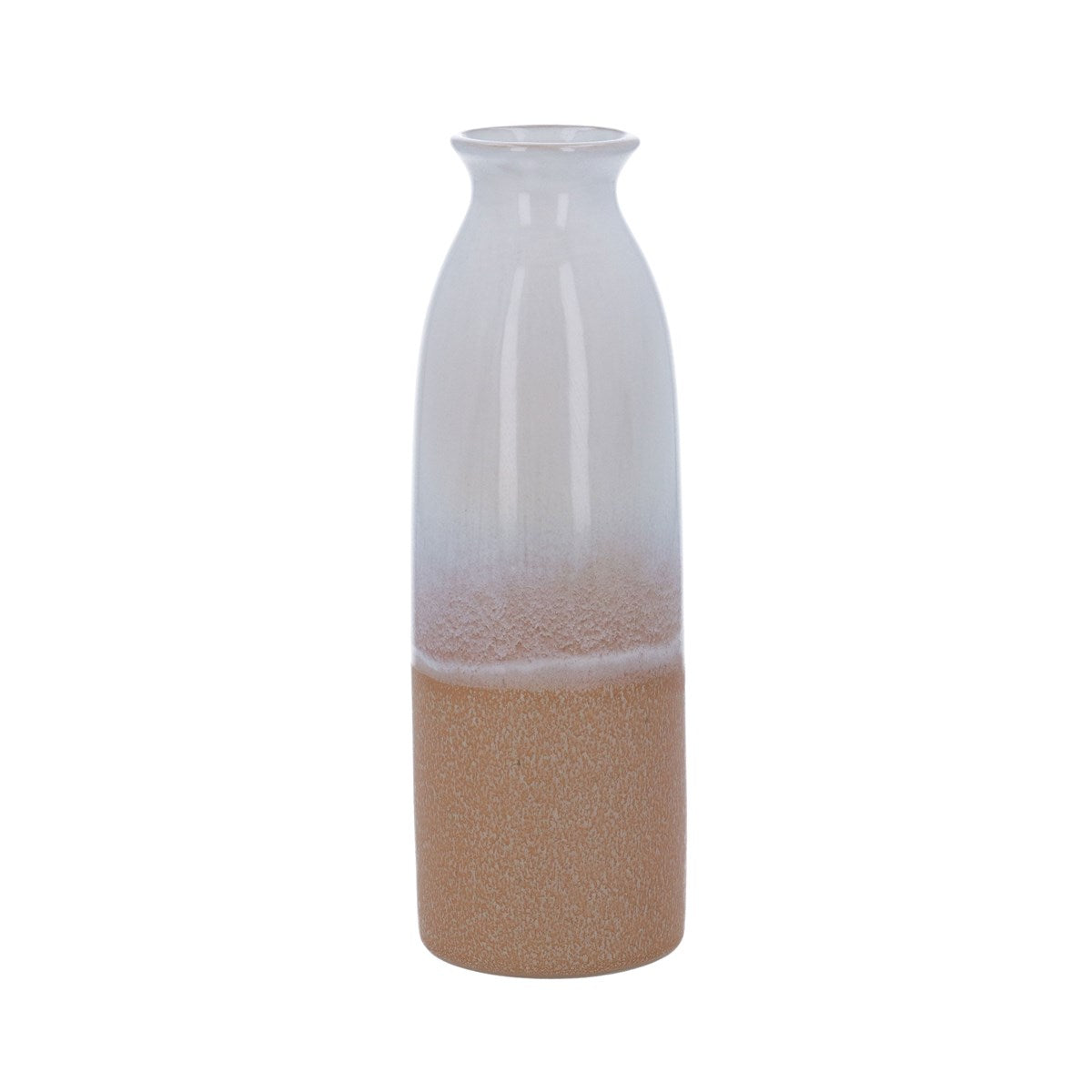 Sand Ceramic Bottle Decorative Vase - Large