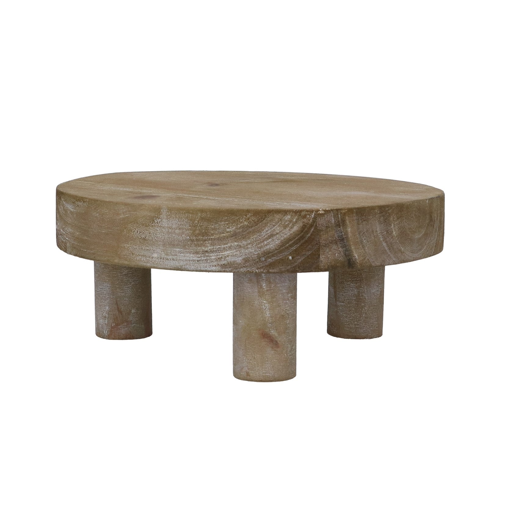 Wooden Round Decorative Riser