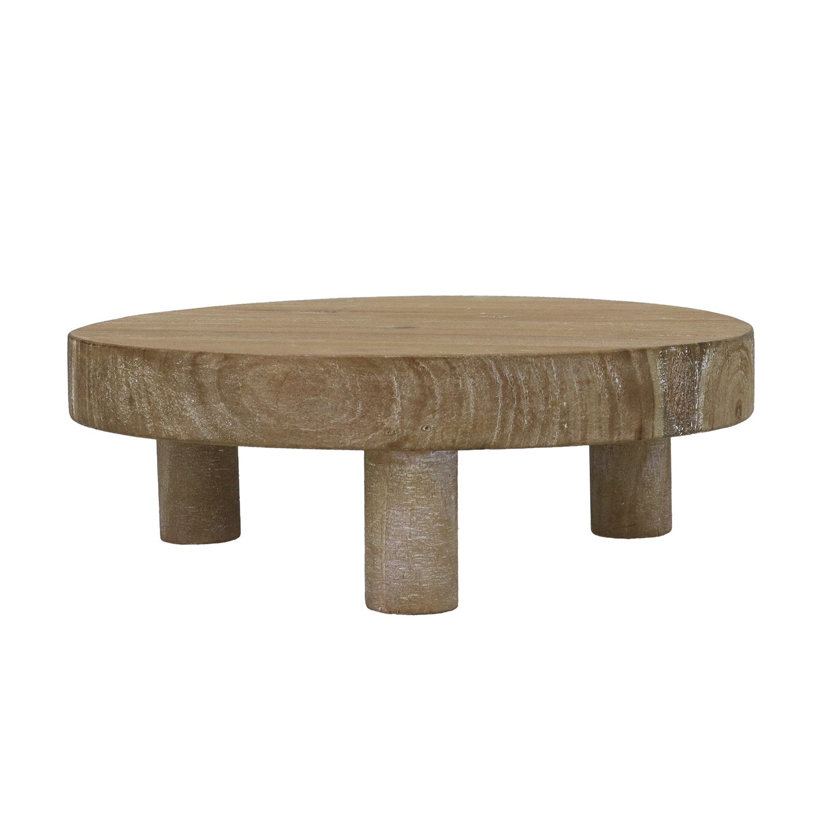Wooden Round Decorative Riser