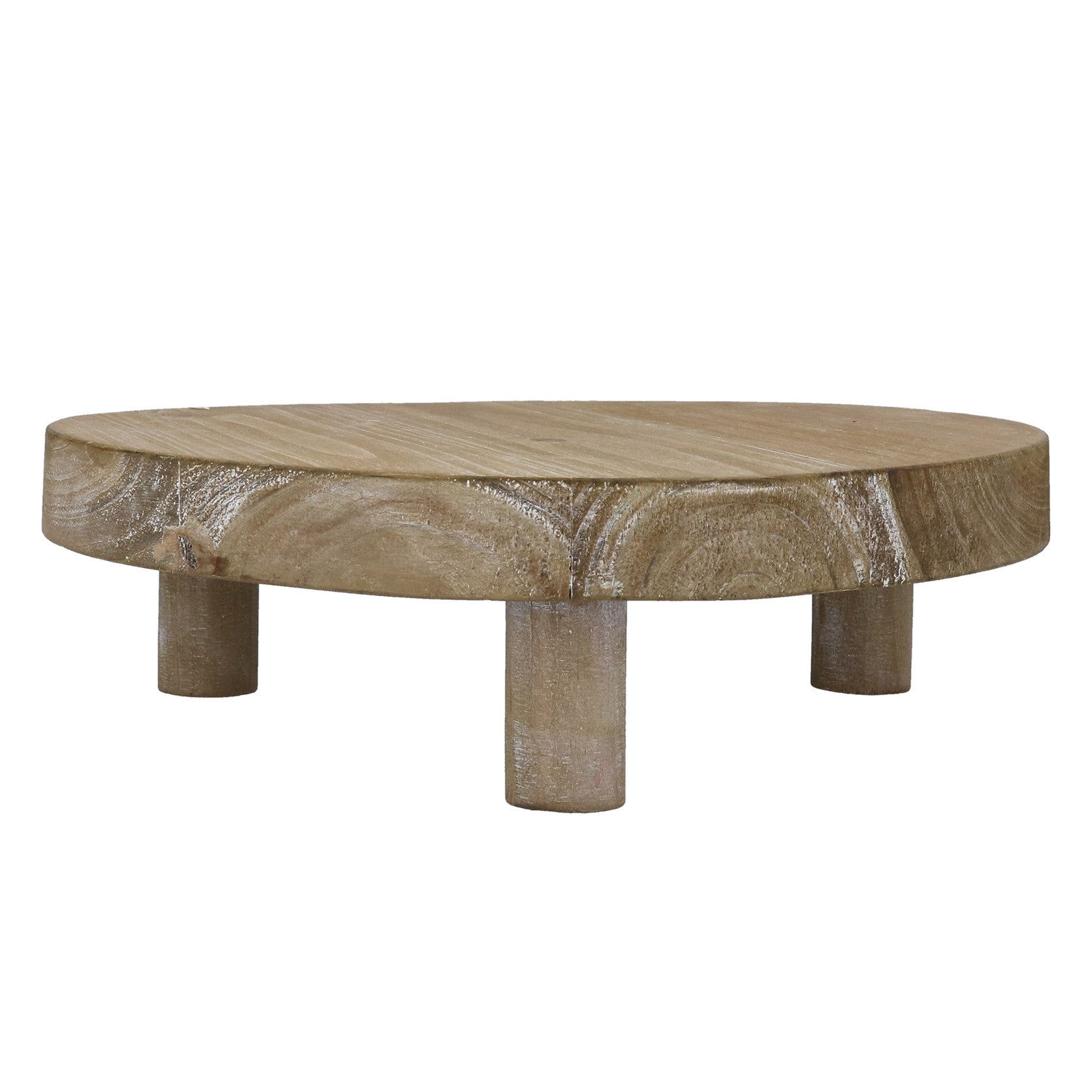 Wooden Round Decorative Riser