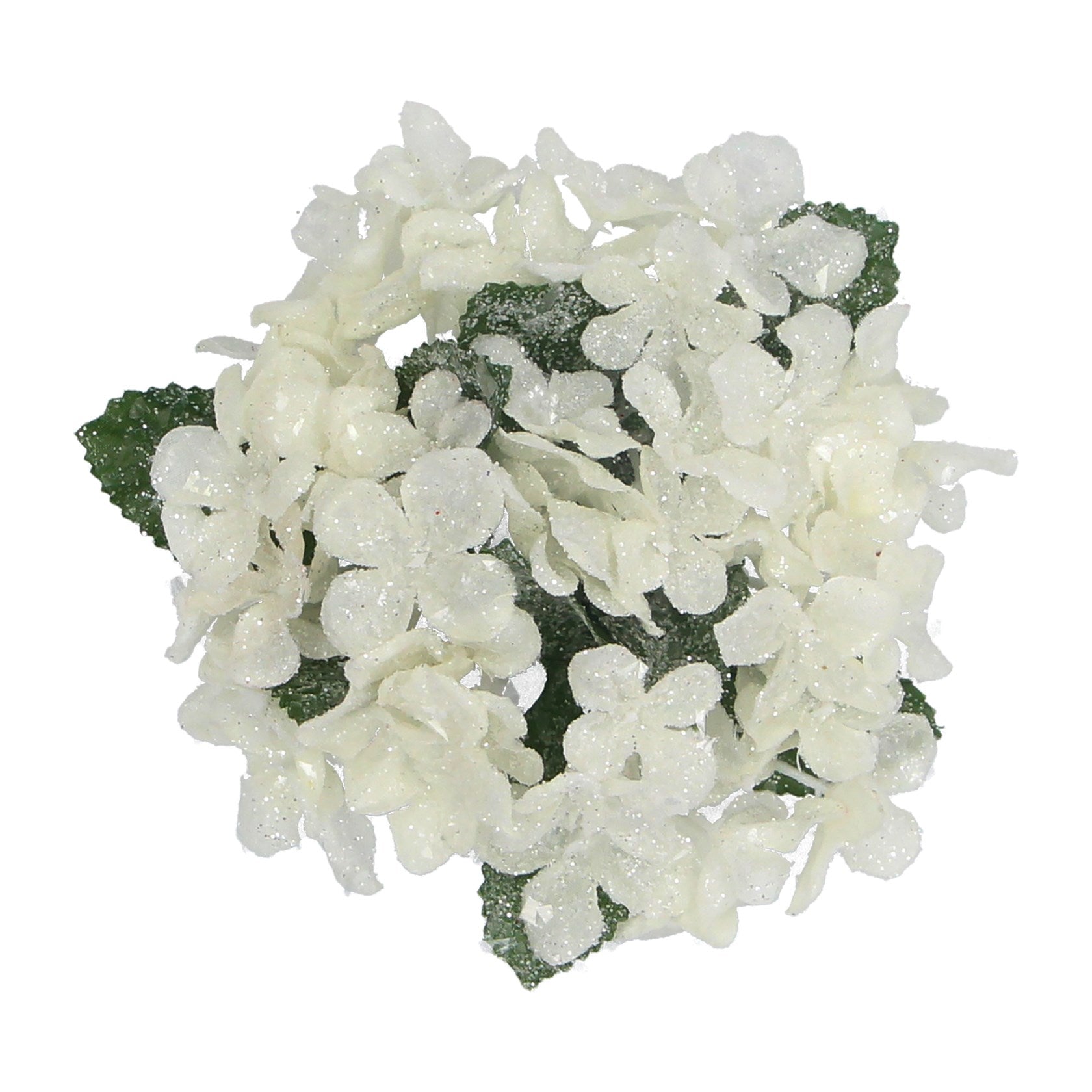 White Hydrangea Candle Ring (12cm)