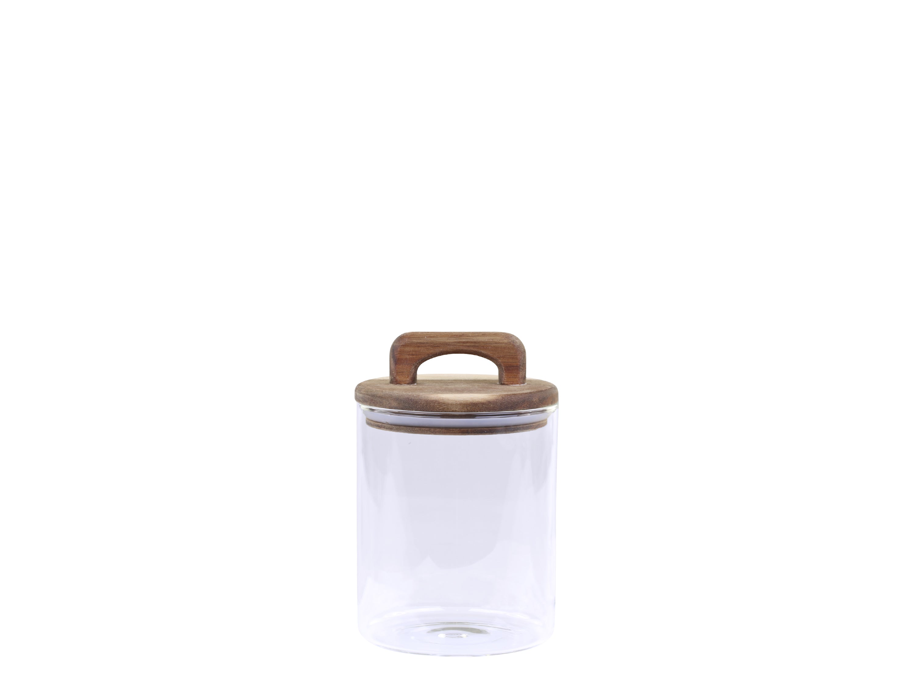 Acacia Wood Lid Storage Jar - Small