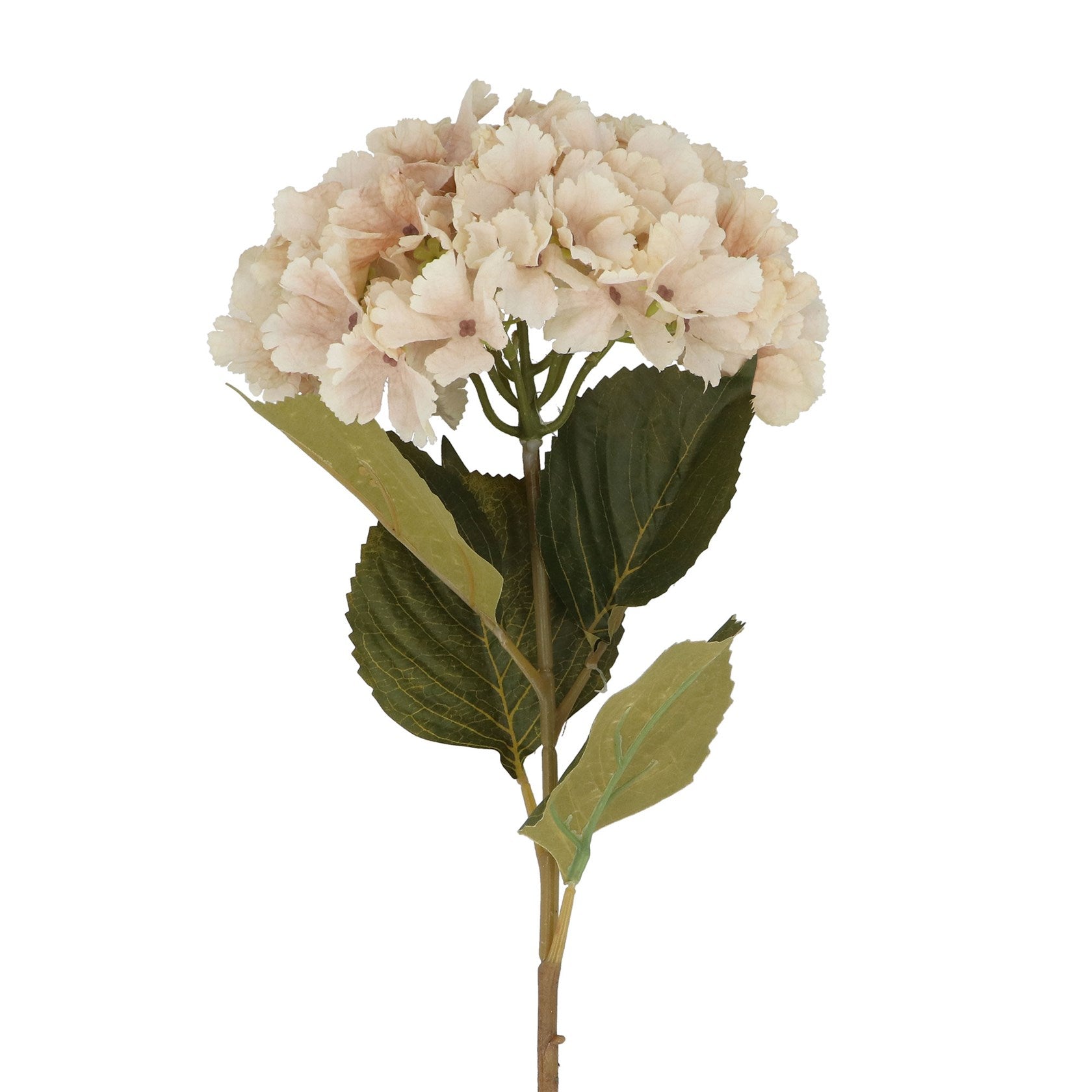 Faux Antique Cream Hydrangea Stem