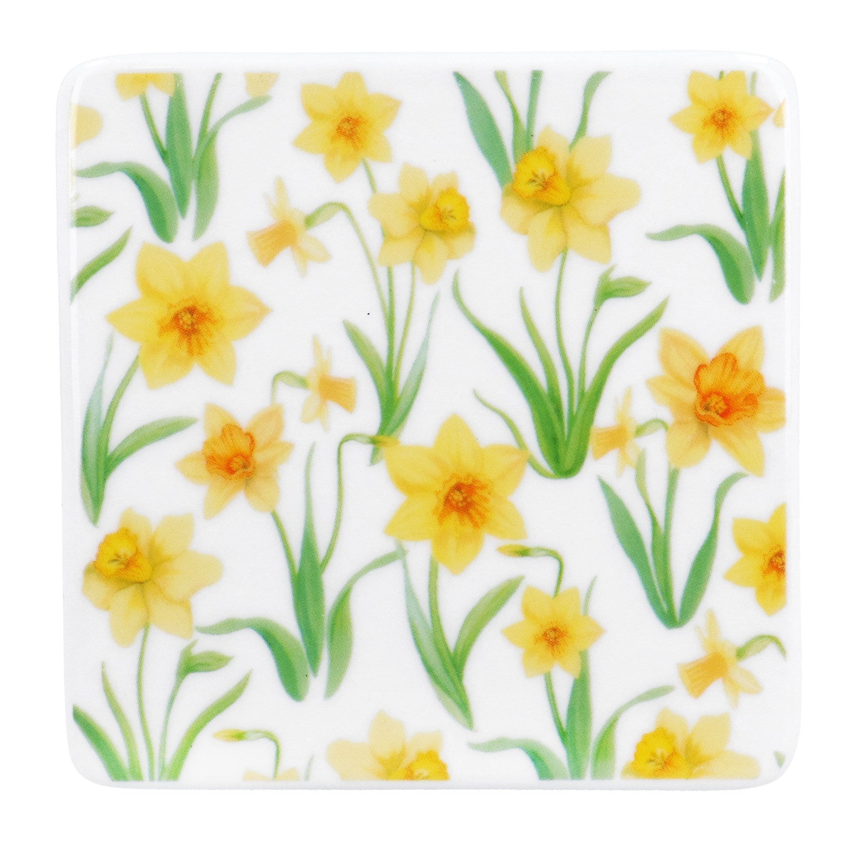 Daffodil Porcelain Coaster