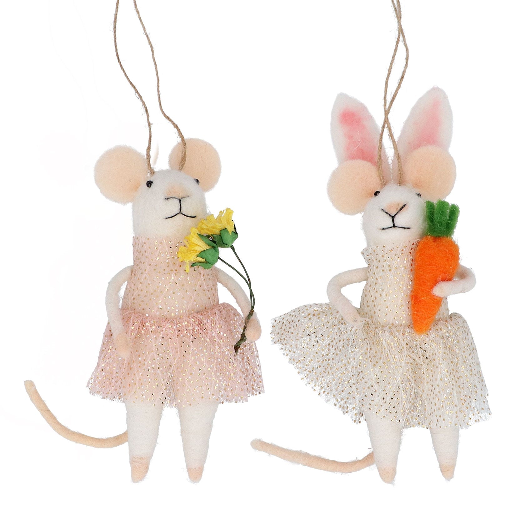 Wool Mouse & Hanging Decoration