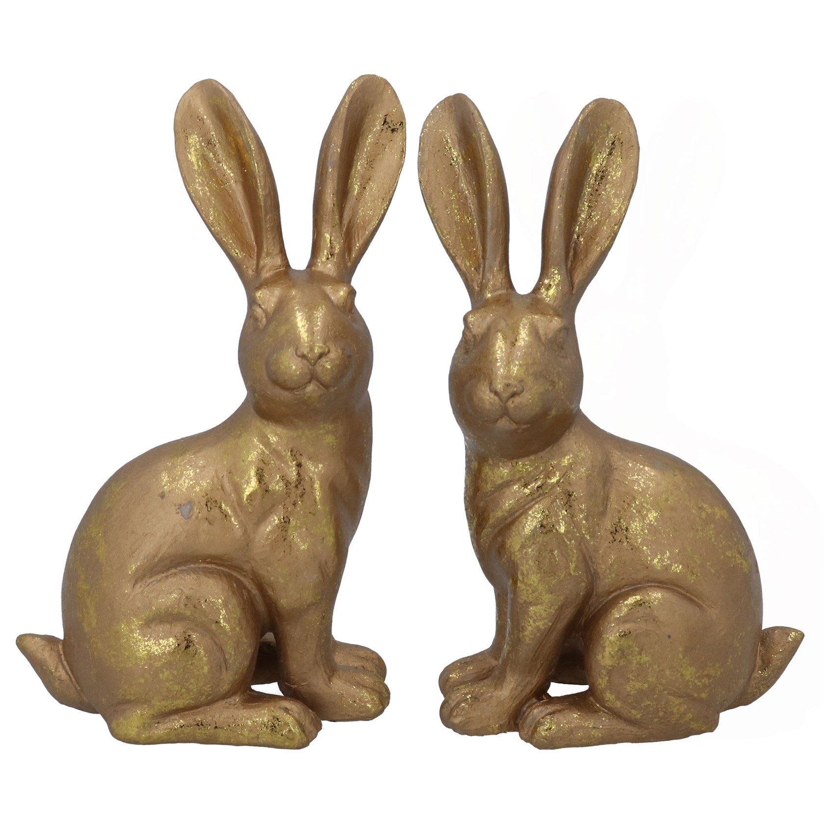 Gold Resin Bunny Ornament