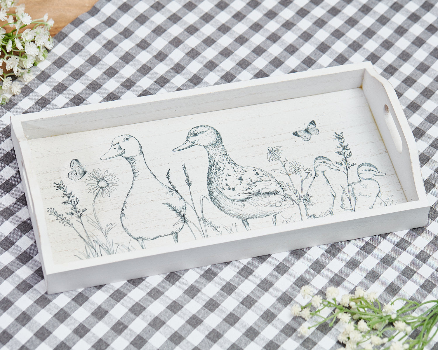 Sketchy Duck Wooden Tray