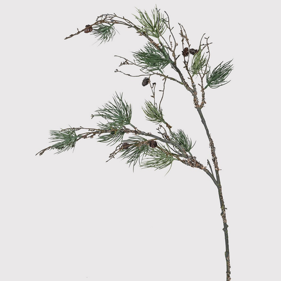 Faux Pine & Pinecone Spray