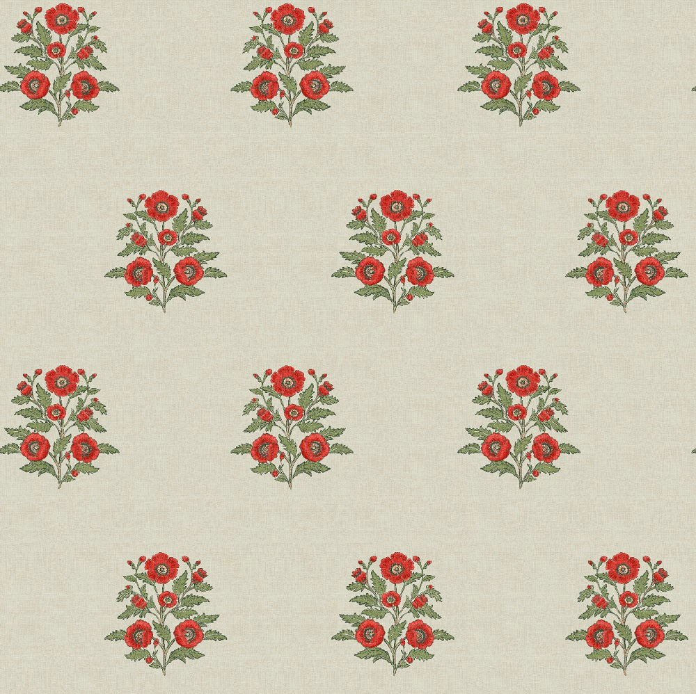 Alscot Poppy Roman Blind