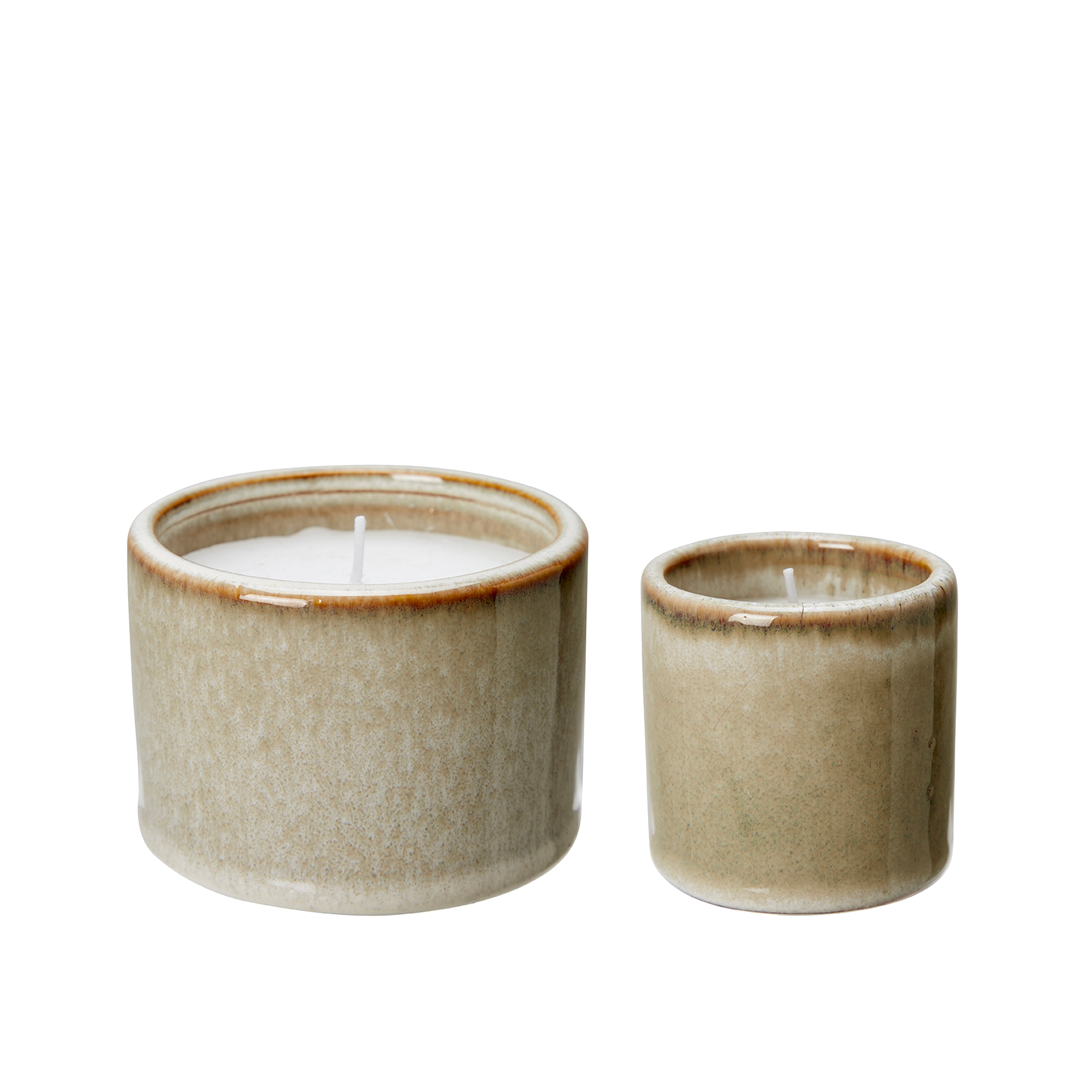 Alvy White Melange Candles