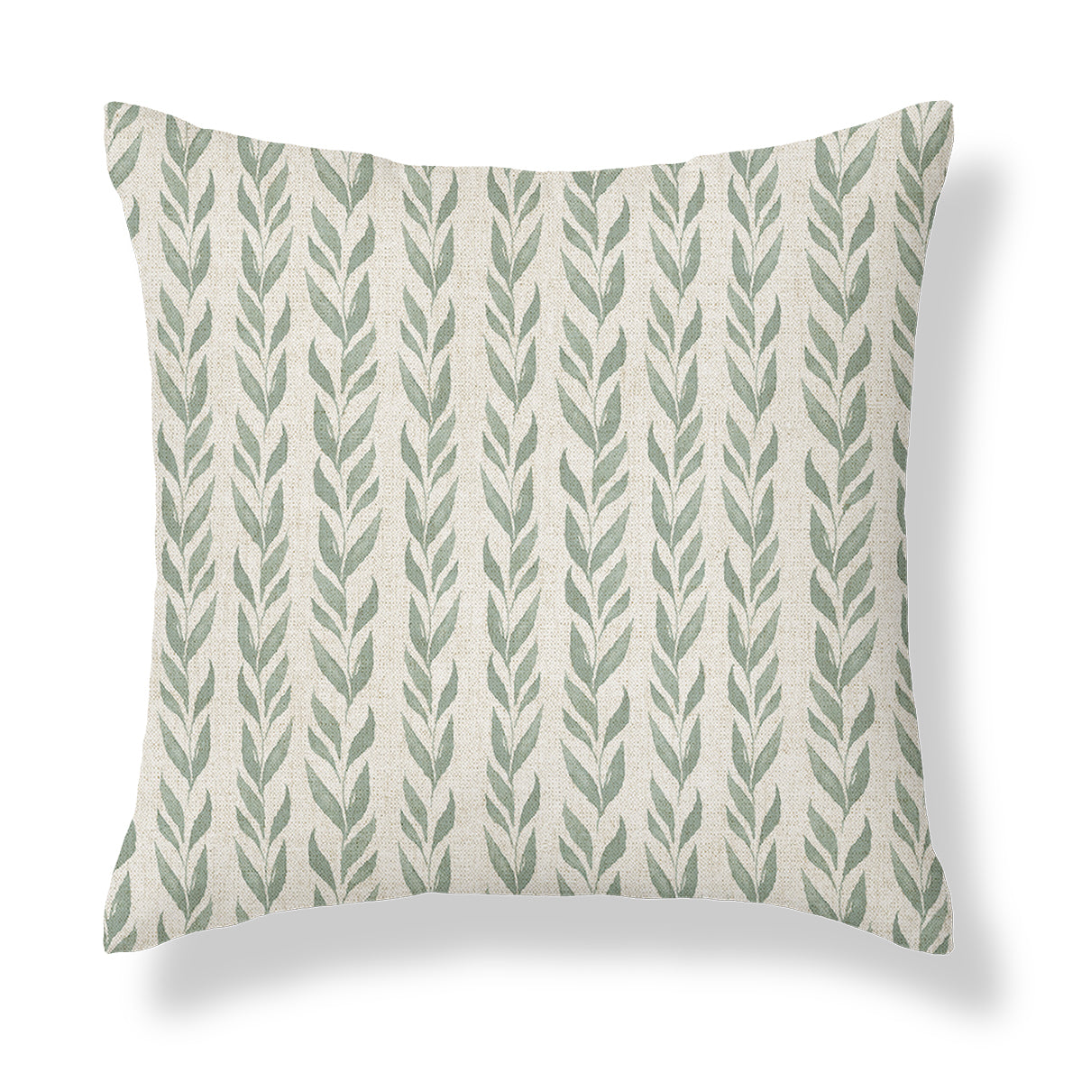 Anohki Duckegg Leaf Print Cushion