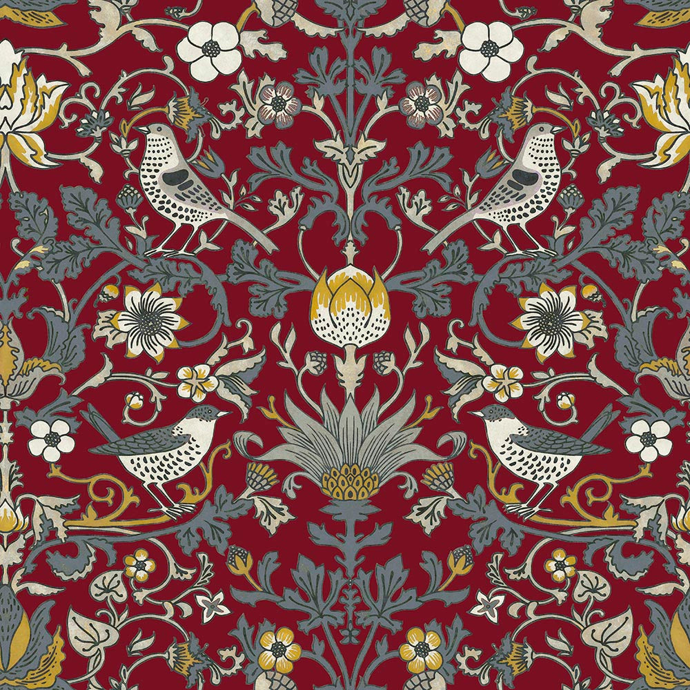 Audley Claret Roman Blind