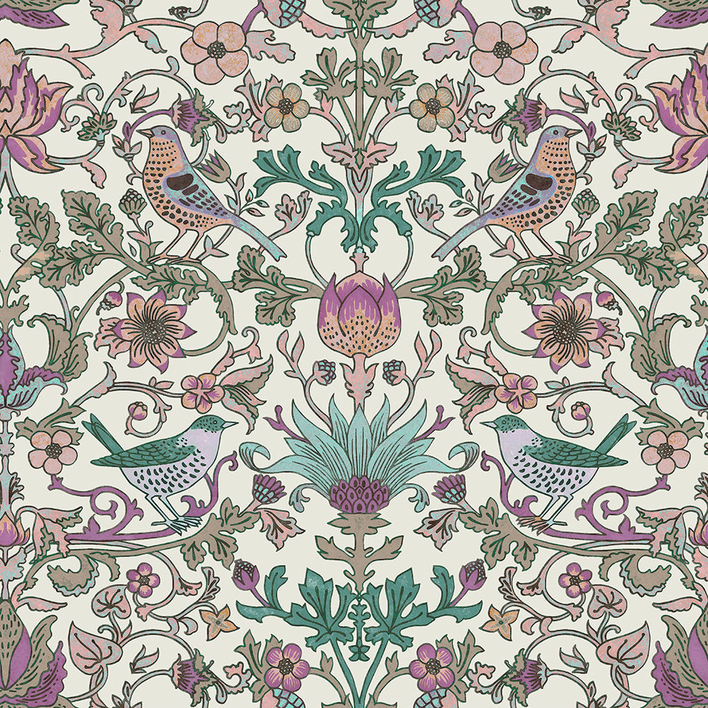 Audley Heather Roman Blind