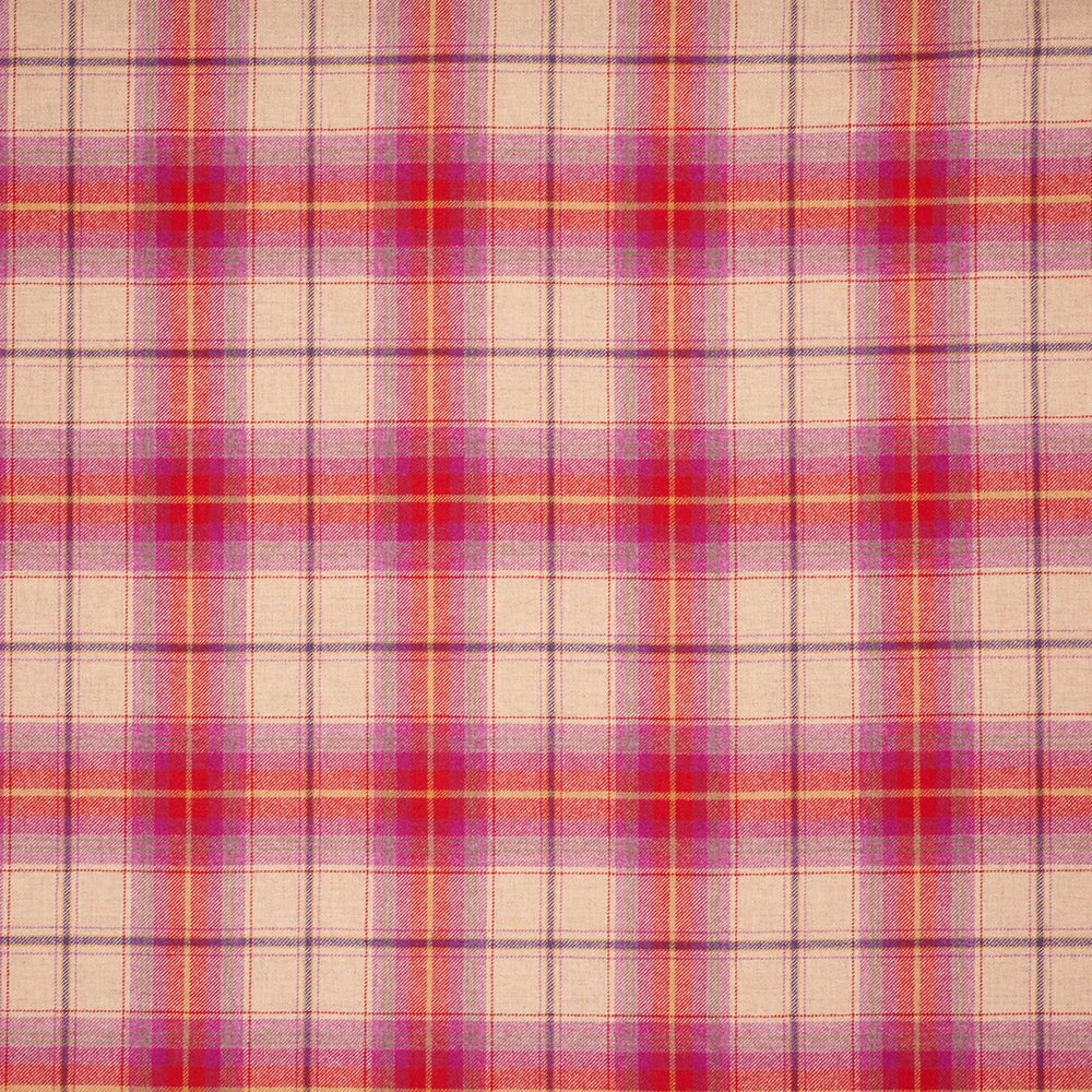 Balmoral Blackcurrant Roman Blind