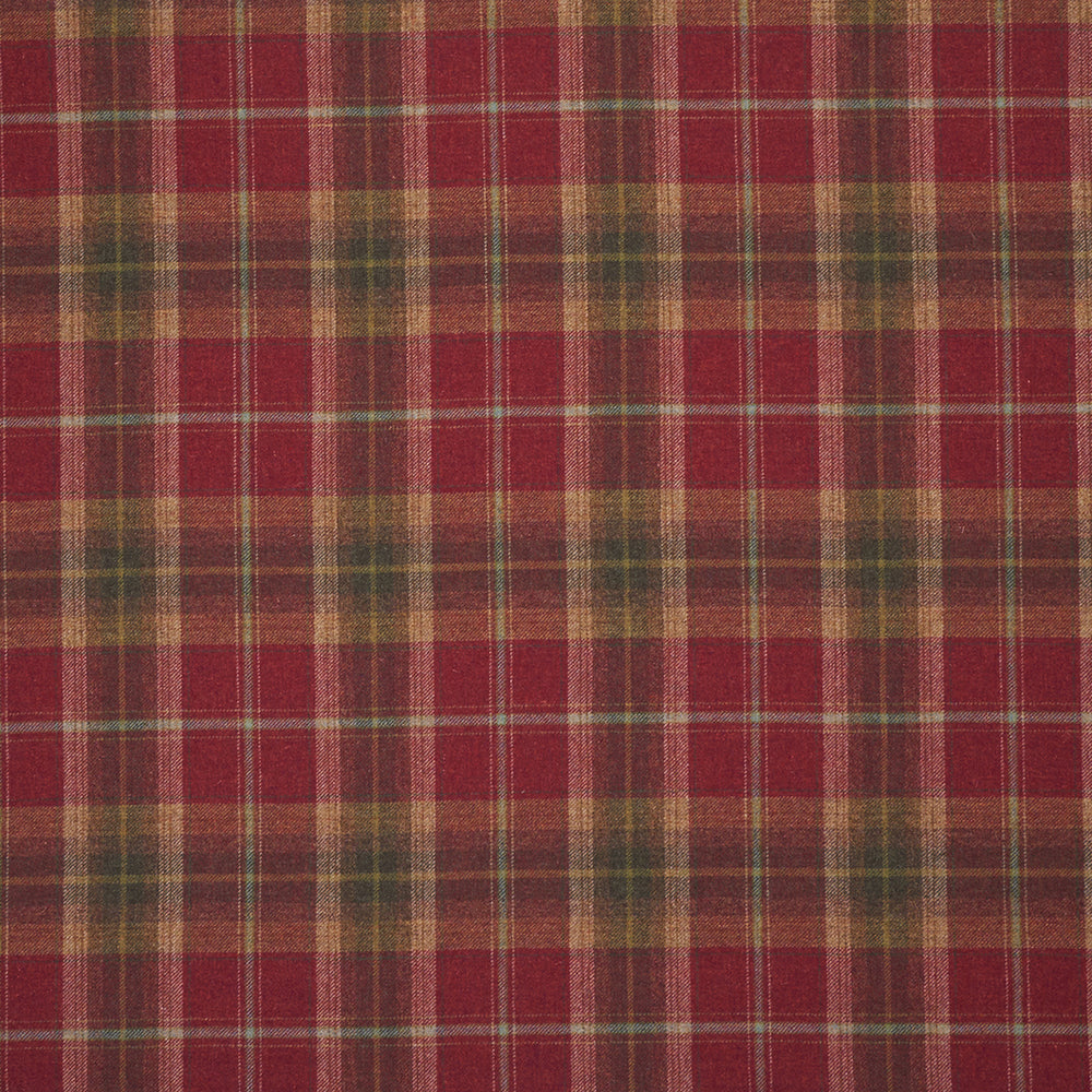 Balmoral Claret Roman Blind