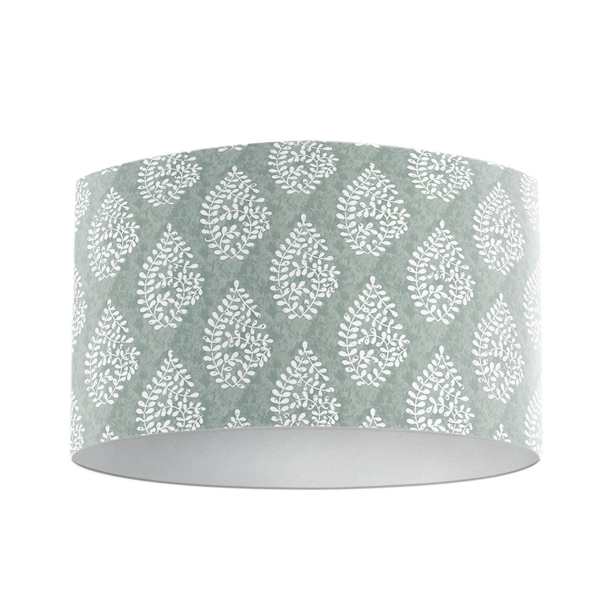 Bagru Azure Drum Lampshade