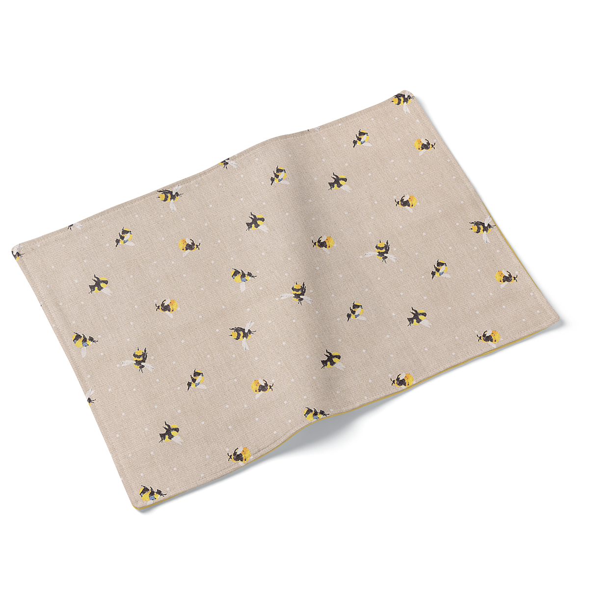 Set of 4 Bee Design Fabric Placemats