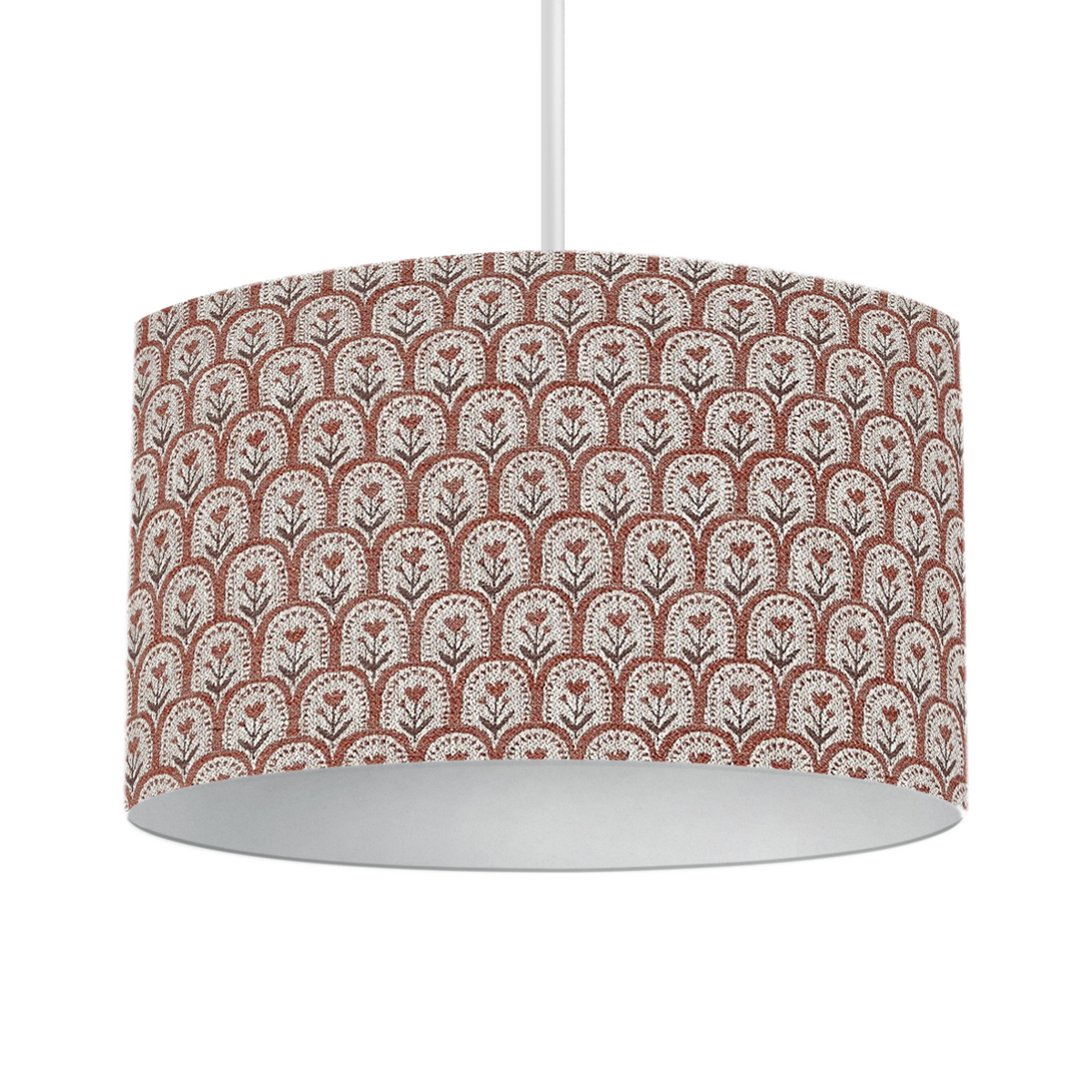 Meadow Arch Rust Floral Print Lampshade