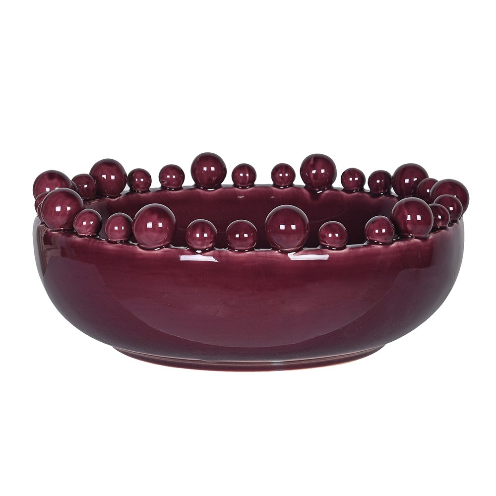 Burgundy Bobble Bowl