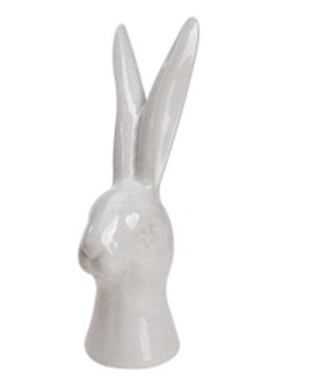 Porcelain Rabbit Head Decoration